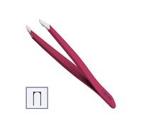 Canal Pinzas para el pelo, rectas, fucsia, acero inoxidable, 9 cm