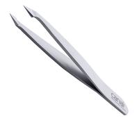 Canal Pinzas para el pelo, anguladas/puntiagudas, satinadas, acero inoxidable, 9 cm