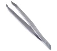 Canal Pinzas para el pelo, anguladas, satinadas, acero inoxidable, 9 cm