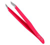 Canal Pinzas para el pelo, anguladas, satinadas, acero inoxidable, 9 cm Fuxia