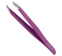 Canal Pinzas para el pelo, anguladas, satinadas, acero inoxidable, 9 cm Púrpura