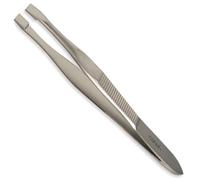 Canal Pinzas para el pelo rectas de acero inoxidable, 8 cm