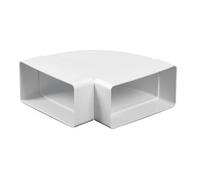Canal rectangular 75 mm x 150 mm codo horizontal 90 grados tubo tubo conector KP75-24