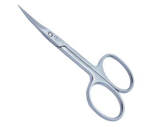 Canal Tijeras para uñas y cutículas de acero inoxidable curvadas, 9 cm
