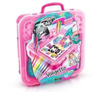 Canal Toys – Maletín Airbrush Art AIR017, spray electrónico con plantillas y rotuladores