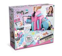 Canal Toys - Estación Scrapbooking 3 en 1 - Personaliza tu cuaderno - 150+ accesorios DIY incluidos, horas de creatividad, fábrica de relieves y pegatinas - a partir de 6 años - OFG 275