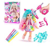 Canal Toys - Mimi Color Me Muñeca Personalizable, Incluye Aerógrafo de Tiza, Rotuladores y Plantillas - MIM001