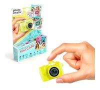 Canal Toys - Photo Creator - Cámara de Fotos y vídeo Digital Mini CAM - Pro - con Llavero y Tarjeta SD de 1 GB incluida - CLK 062, Amarillo