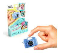 Canal Toys - Photo Creator - Cámara de Fotos y vídeo Digital Mini Cámara -Azul Retro - con Llavero y Tarjeta SD de 1 GB incluida - CLK 059