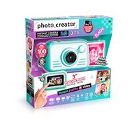 Photo Creator - Cámara de impresión instantánea 2.0, Toma Fotos e Imprime al Instante. No Necesita Tinta, Pantalla táctil, Flash y Anillo de luz. Papel de Calidad fotográfica