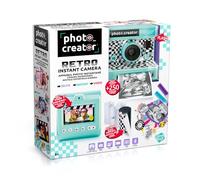 Canal Toys - Photo Creator - Cámara Instantánea Retro Azul con Flash para Imprimir Fotos +250 fotografías - Kit con Cable USB, Rotuladores y Pegatinas - CLK019