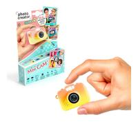 Canal Toys - Photo Creator - Mini cámara Infantil y vídeo Digital - Mini cámara para Crear Recuerdos - Regalo Infantil de 8 años+ - 14 filtros - Flash+Micro - Formato de Viaje - CLK 071 Naranja