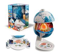 Canal Toys So Science - Globo de exploración Interactivo 3D para niños a Partir de 6 años - Quiz de Sonido - Geografía y culturas del Mundo - Tarjetas de Audio - Juego Educativo Stem - ES/en - COS