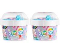 Canal Toys - So Slime - Tarrina de Slime Ice - Kit Perfumado, Cuchara para Mezclar y Decoraciones - SSC 299 (Paquete de 2)