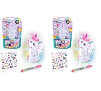 Canal Toys - Style 4Ever - Figurita Luminosa para Decorar DIY Sdo. - Mini Deco DIY Light Up - Kit con Luz Quitamiedos LED, Rotulador y Pegatinas - OFG267 (Paquete de 2)