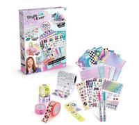 Canal Toys - Style 4Ever - Kit de Decoración con +200 Accesorios | Con 2 Rotuladores, 4 Cintas Adhesivas, Gemas, Pegamento de Barra, Plantillas, Pegatinas y Más