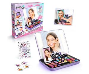 Canal Toys - Style 4Ever - Maletín de Maquillaje con Espejo y luz LED | Con Soporte para Móvil, +40 Accesorios, Sombras de Ojos, Coloretes, Brillos de Labios, Pinceles