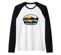Canale di Tenno Italia Design - Recuerdo de Vacaciones Camiseta Manga Raglan