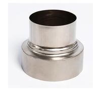 Canales de humo de acero inoxidable revestidos de Reductor de conducto de chimenea de acero inoxidable en varios tamaños(10cm small~11cm big)