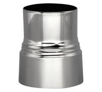 Canales de humo de acero inoxidable revestidos de Reductor de conducto de humos de acero inoxidable en varios tamaños(60mm big head~50mm small head)