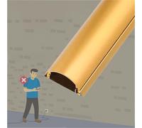 canaleta Cables 1 2 4 10 Piezas De Cubierta para Ocultar Cables De Aleación De Aluminio, Tapa para Gestión con RanuraDe 180, 150, 120, 100, 80 Y 50 Cm(A-1 pc,L W H 80cm x 50mm x 14mm)