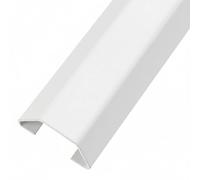 Canaleta Cables Canaleta Cables Suelo Acero Inoxidable Grueso, 100 cm de Longitud, para Cables de Alimentación Audio y Vídeo Alargadores(White,100x2x0.9cm/39x1x0.4in)