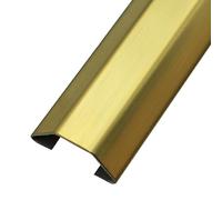 Canaleta Cables Canaleta Cables Suelo Acero Inoxidable Grueso, 100 cm de Longitud, para Cables de Alimentación Audio y Vídeo Alargadores(Gold,100x3x1.2cm/39x1x0.5in)