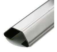 Canaleta Cables Canaleta Cables Suelo Acero Inoxidable Grueso, 100 cm de Longitud, para Cables de Alimentación Audio y Vídeo Alargadores(Silver,100x5x1.6cm/39x2x0.6in)