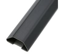 Canaleta Cables Canaleta Cables Suelo Acero Inoxidable Grueso, 100 cm de Longitud, para Cables de Alimentación Audio y Vídeo Alargadores(Gray,100x5x1.6cm/39x2x0.6in)