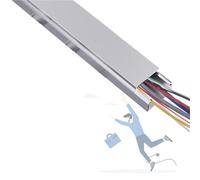 canaleta Cables Canaleta con Superficie Protectora para Cables De 20, 25, 30, 40, 50 Y 100 Mm De Ancho, Cubierta De Acero Inoxidable, Tapas Ocultar(L W H 150 x 3 x 30MM)