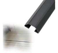 canaleta Cables Canaletas De Cables De Acero Inoxidable De 50 Cm, 100 Cm, 150 Cm Y 180 Cm De Longitud. Cubierta Metálica para Canaletas De Cables para(A- 1 PC,L Outer Width 150cm x 60mm)