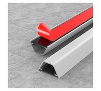 canaleta Cables Moldura De Aluminio For Canalización De Cables, Cubiertas Autoadhesivas For El Suelo, Ideal For La Gestión De Cables Y For Ocultar(Light Coffee,L 1.5m - w 20mm)