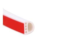 caNaleta Cables Pared Adhesivo Burlete de Silicona 6 m, Tipo I/E/D, for Puertas y Ventanas. Autoadhesivo, insonorizante e Impermeable(9X8mm White)