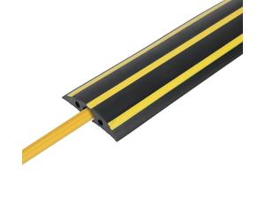 Canaleta de Cable para Coche eléctrico,Cable de Carga Tipo 2 - Protector Plano Resistente para Uso al Aire Libre,Canal de Cable Flexible Caucho para Sistema Cables en el Suelo de la Pared (1m)