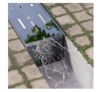Canaleta de Desagüe Zanja De Drenaje De 39,4 Pulgadas De Largo Con Rejillas De Acero Inoxidable, Canal Delgado Para Concreto, Zanja De Drenaje Para Patio, Entrada De Vehículos Y Jardín(10pcs,WxH 5x5cm