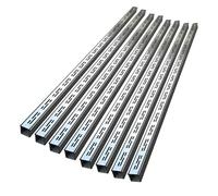 Canaleta de Drenaje Sistema De Drenaje De Zanja Para Exteriores, Kit De Canal De Drenaje De Acero Inoxidable De 1 M Para Paisajes, Pisos De Concreto, Terrazas Y Patios, Canalón En Forma De U(Silver 8