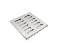 Canaleta de Drenaje Sistema de Rejilla de Zanja Protegida para Detener Las Hojas, Rejilla de Canalización para El Agua de Lluvia del Patio Subterráneo, Desagüe de Piso de Concreto de Fábrica de Garaje