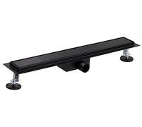 Canaleta de Ducha Italiana Reversible 60 cm | Una Cara Negro Mate Vista y Otra para Alicatar | Instalación a Ras de Suelo | Diseño Elegante y Funcional | NOYON & THIEBAULT