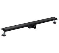 Canaleta de Ducha Italiana Reversible 90 cm | Una Cara Negro Mate Vista y Otra para Alicatar | Instalación a Ras de Suelo | Diseño Elegante y Funcional | NOYON & THIEBAULT