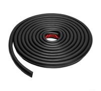 Canaleta de lluvia de techo de 5 m para caravanas y campistas, riel de goteo de PVC en forma de J, altura de 1/2 pulgada para una guía eficiente de agua de lluvia y agua derretida