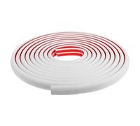 Canaleta de PVC Autoadhesiva Blanco, para Cables de Suelo | Ocultador Flexible, Gran Capacidad, para Redes y Carga en Oficina o Salas de Conferencia