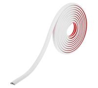 Canaleta de PVC Autoadhesiva para Cables, Flexible | Gran Capacidad para Varios Conductores, Diseño Transparente, Instalación Fija en Oficinas y Espacios Comerciales