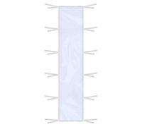 Canaleta de toldo | Parte protectora transparente desmontable | Canalones de toldo emergentes, para patio al aire libre, patio, porche, camping, césped, piscina, playa