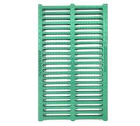 Canaleta Desague con Rejilla Rejilla de Drenaje Lineal de Plástico para Zanjas, Cubierta de Drenaje Exterior Resistente para Patio, Garaje, Jardín, Terraza, Filtros de Agua de Lluvia Estrechos para Bl