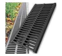 Canaleta Desague Rejilla De Drenaje Exterior De Plástico Polimérico, Cubierta Rectangular Para Zanja De Drenaje, Para Patio, Entrada De Vehículos, Garaje, Jardín, Y Rejillas De Drenaje De Agua De Lluv