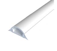 Canaleta for Cables autoadhesiva, Kit de 2 Unidades 1 m, Blanca, Varios tamaños(5#)