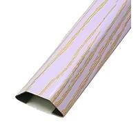 Canaleta for Cables autoadhesiva, Paquete de 2 Unidades Multicolor en Varios tamaños, Acero Inoxidable con Acabado imitación Madera(White,2#)