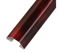 Canaleta for Cables autoadhesiva, Paquete de 2 Unidades Multicolor en Varios tamaños, Acero Inoxidable con Acabado imitación Madera(Reddish Brown,2#)