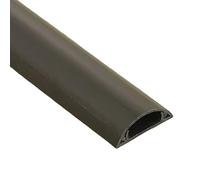 Canaleta for Cables autoadhesiva, semicircular, 1 m, Paquete de 2 tamaños múltiples Multicolores(Grey,2#)