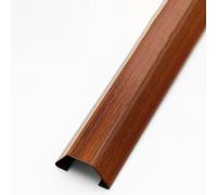 Canaleta for Cables de Acero Inoxidable de Grano de Madera, Paquete de 2, Multicolor, Varios tamaños, Autoadhesivo(Brown,3#)